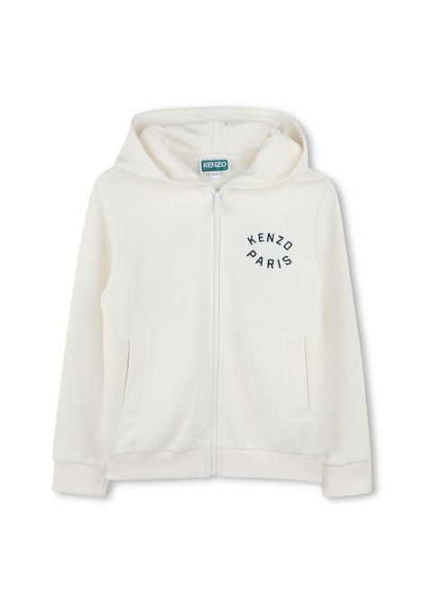 Felpa con cappuccio e ricamo KENZO KIDS | K61176117